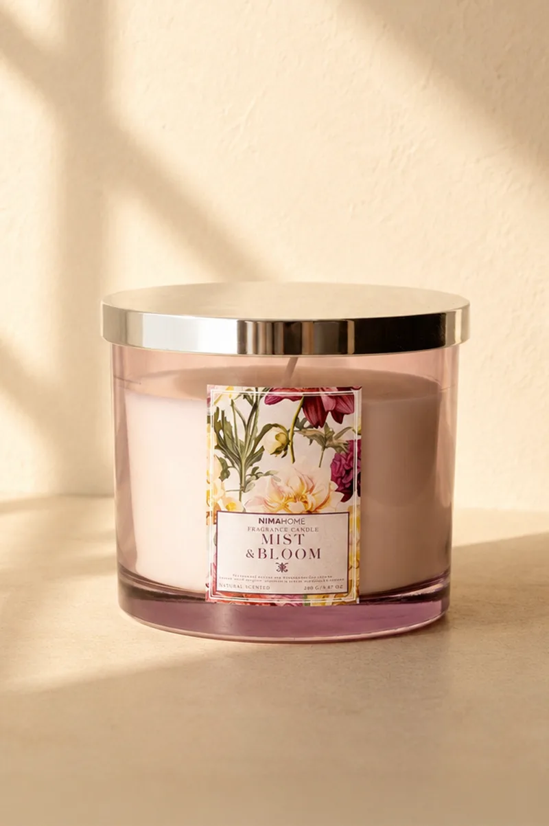 Αρωματικο Κερι Mist & Bloom 280Gr Nima Μονόχρωμο