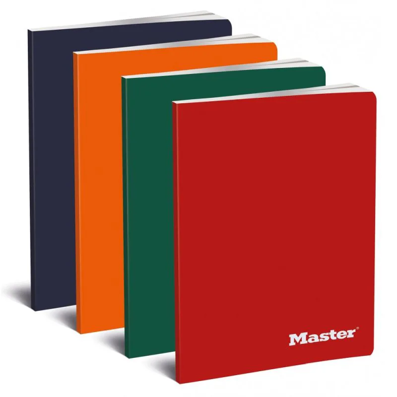 Τετράδιο ριγέ 16,5x24 / 40 φύλλα Unipap - Master (5 χρώματα)
