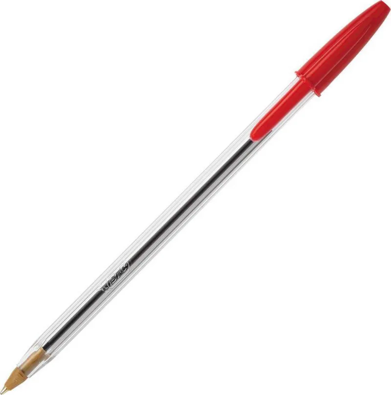 847899 Bic Στυλό Ballpoint 1.0mm με Κόκκινο Cristal