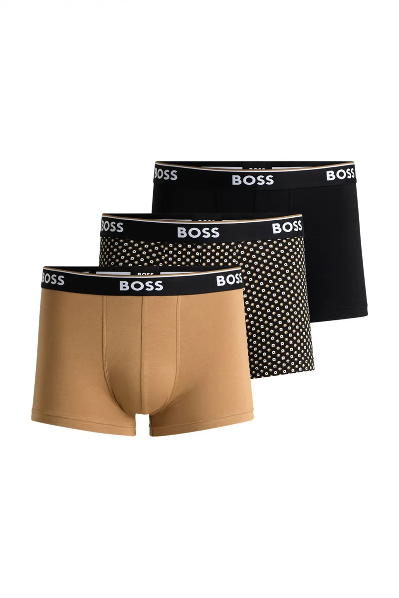 BOSS ΕΣΩΡΟΥΧΟ 3P TRUNK POWER DESIG ΜΑΥΡΟ-ΜΠΕΖ