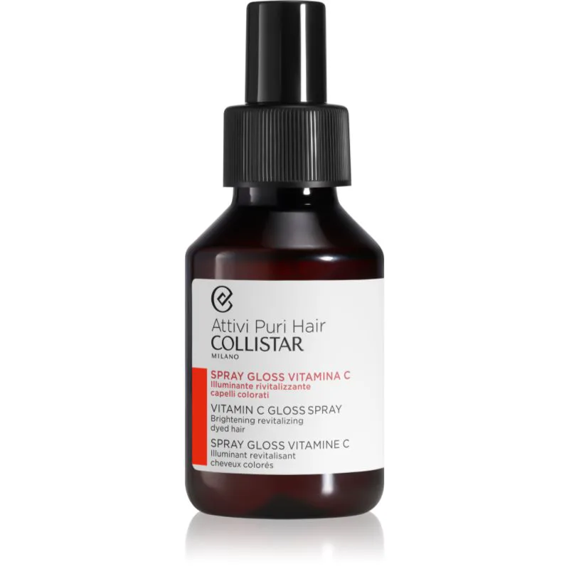 Collistar Hair VITAMIN C Gloss Spray Brightening Revitalizing σπρέι για τα μαλλιά με βιταμίνη C 100 ml