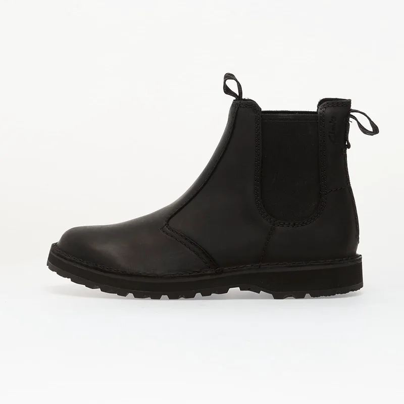 Sneakers Clarks Solsbury Easy Black Leather EUR 44