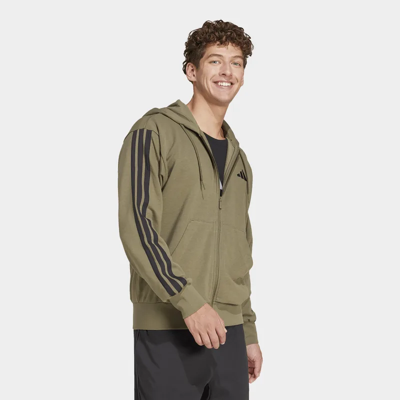adidas Sportswear Essentials 3-Stripes French Terry Ανδρική Ζακέτα (9000216926_66161)