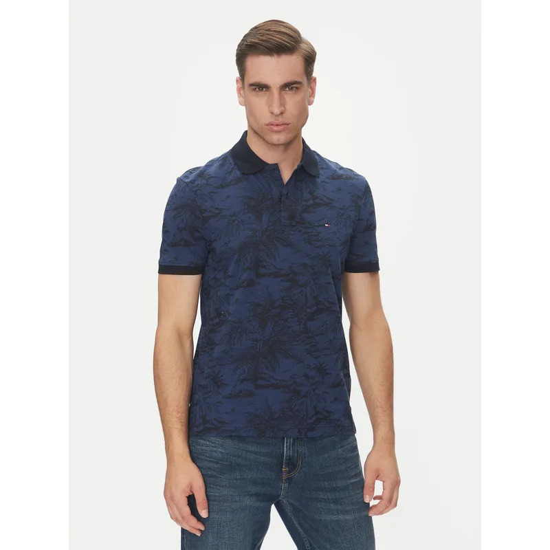 Tommy Hilfiger Polo MW0MW38475 Σκούρο μπλε Regular Fit