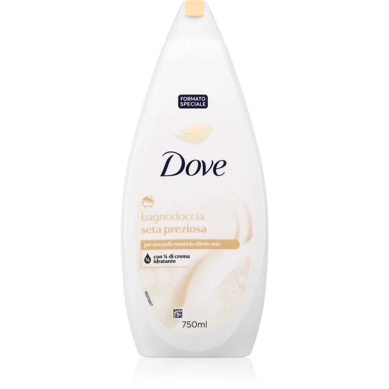 Dove Precious Silk Shower Gel τζελ για ντους για απαλό και λείο δέρμα 750 ml