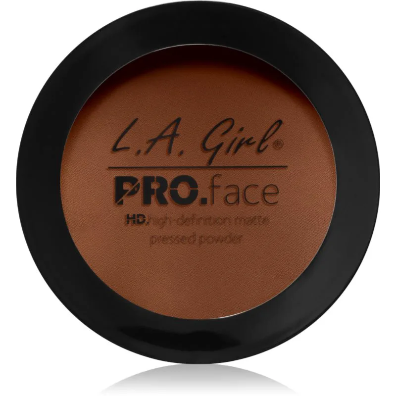 L.A. Girl Cosmetics PRO. Face HD συμπαγής πούδρα με ματ αποτελέσματα απόχρωση Toffee 7 γρ