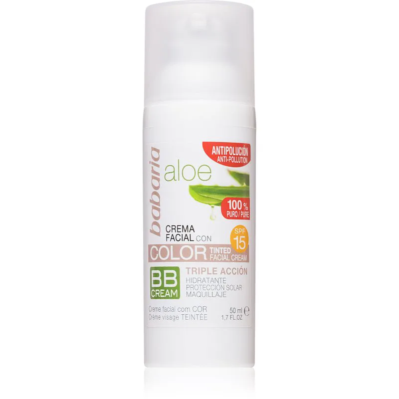 Babaria Aloe Vera ΒΒ κρέμα με αλόη βέρα SPF 15 50 ml