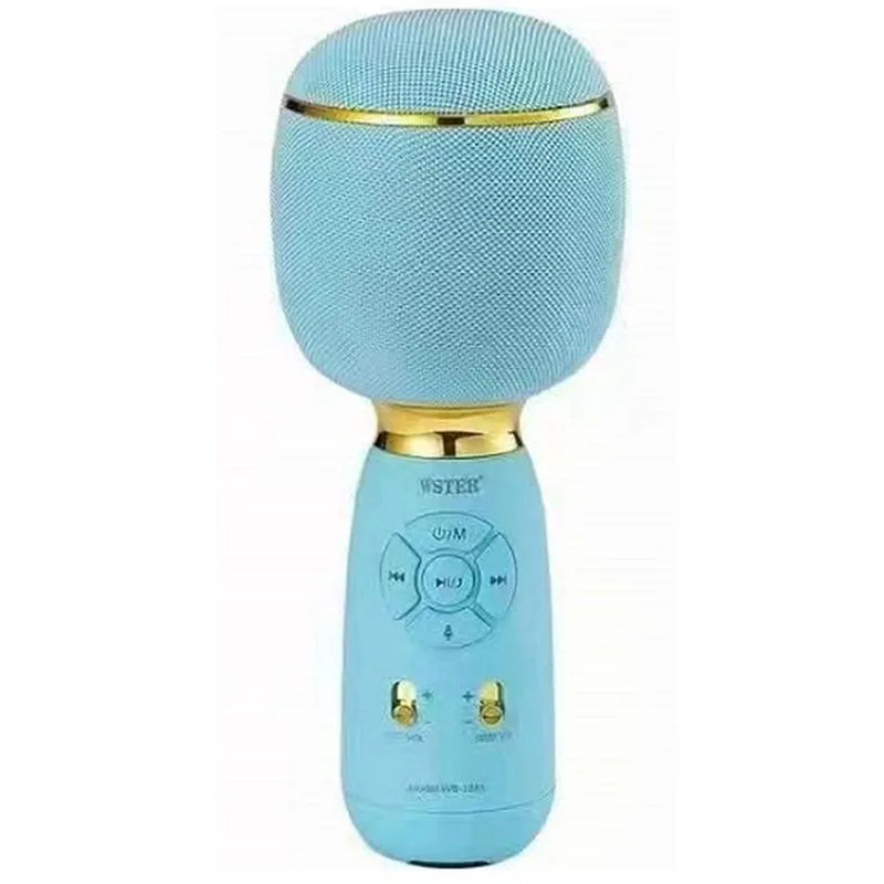 Ασύρματο Μικρόφωνο Karaoke WS-1885 σε Μπλε Χρώμα