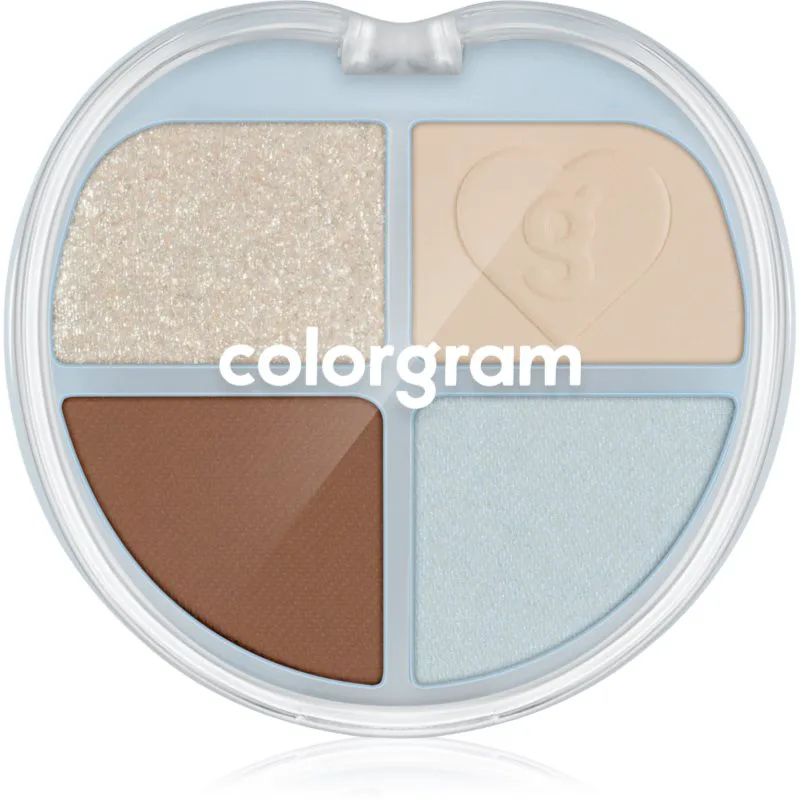 Colorgram Tintin Dory Eyeshadow Palette παλέτα με σκιές ματιών και highlighter απόχρωση 02 Chestnut Dory 4 γρ
