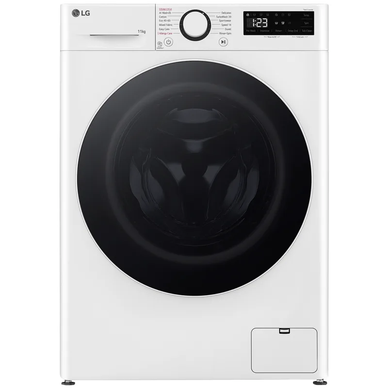 LG F4WR511S0W Πλυντήριο Ρούχων 11kg, 1400 Στροφών, με Ατμό, Α, Λευκό F4WR511S0W