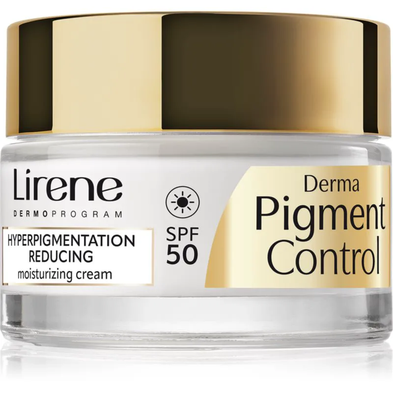 Lirene Derma Pigment Control Cream SPF 50 λαμπρυντική ενυδατική κρέμα κατά των χρωστικών κηλίδων SPF 50 50 ml