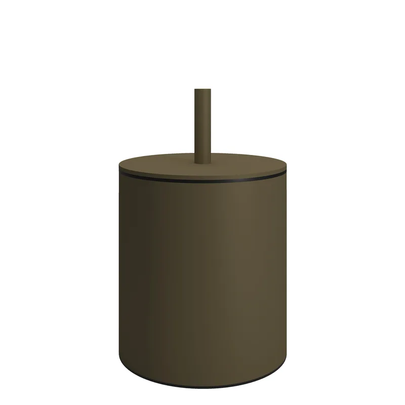Καλάθι Απορριμμάτων 5lt Ανοξείδωτο Matt Light Bronze Pam & Co Φ20x35εκ. 139-963 (Υλικό: Ανοξείδωτο, Χρώμα: Μπρονζέ) - Pam & Co - 139-963