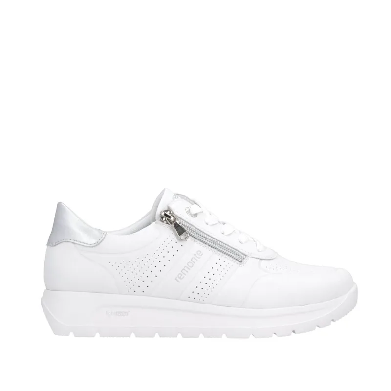 Remonte D2V03-80 Ανατομικό Δερμάτινο Sneaker Λευκό