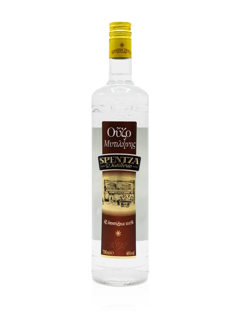 Ούζο Μυτιλήνης "Ποτοποιία Σπέντζα" 700ml >