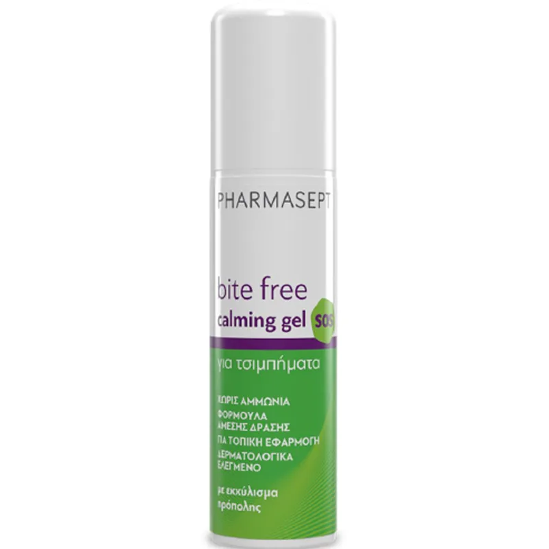 Pharmasept Bite Free Calming Gel SOS Roll-on για Μετά το Τσίμπημα από Έντομα & Τσούχτρες 15ml
