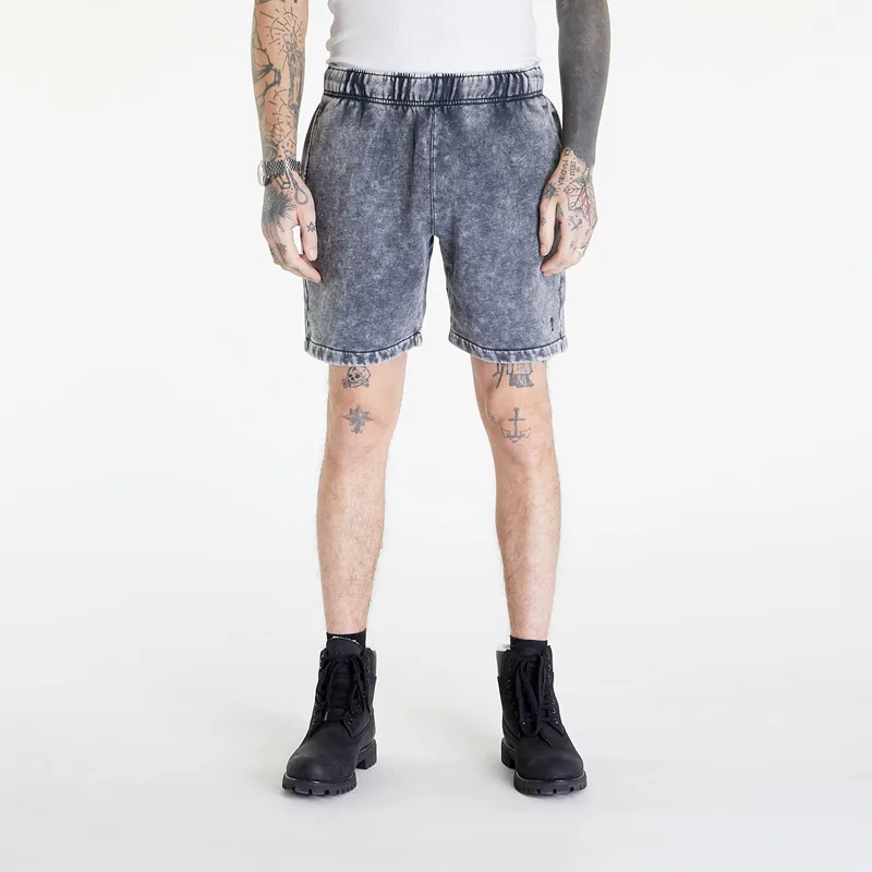 Σορτς Guess Originals Acid Fleece UNISEX Short Washed Out Black Mul S