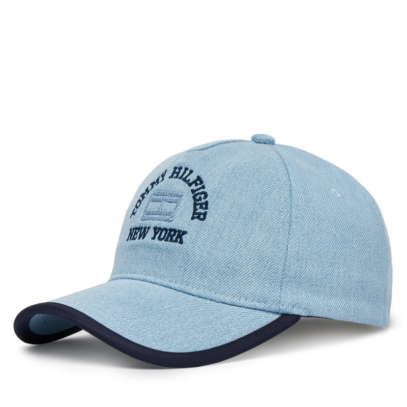 Καπέλο Jockey Tommy Hilfiger Flag SummerrAW0AW18892 Μπλε