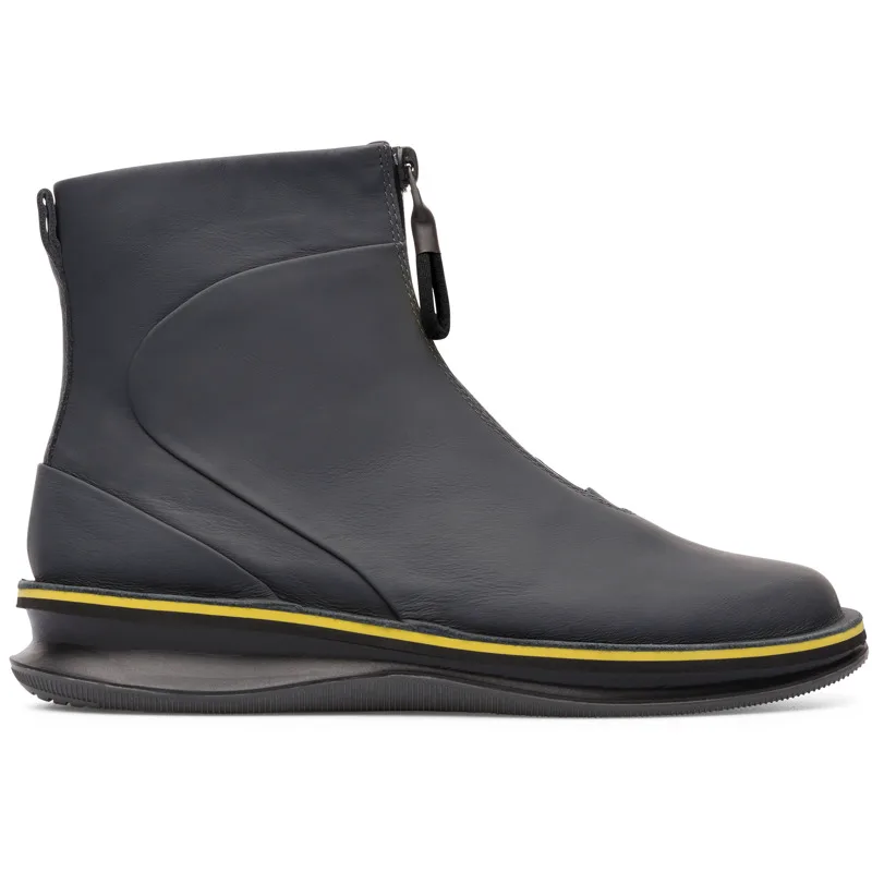 CAMPER Rolling - Μποτάκια Για Γυναικεία - Γκρι, Μέγεθος 35, Smooth leather