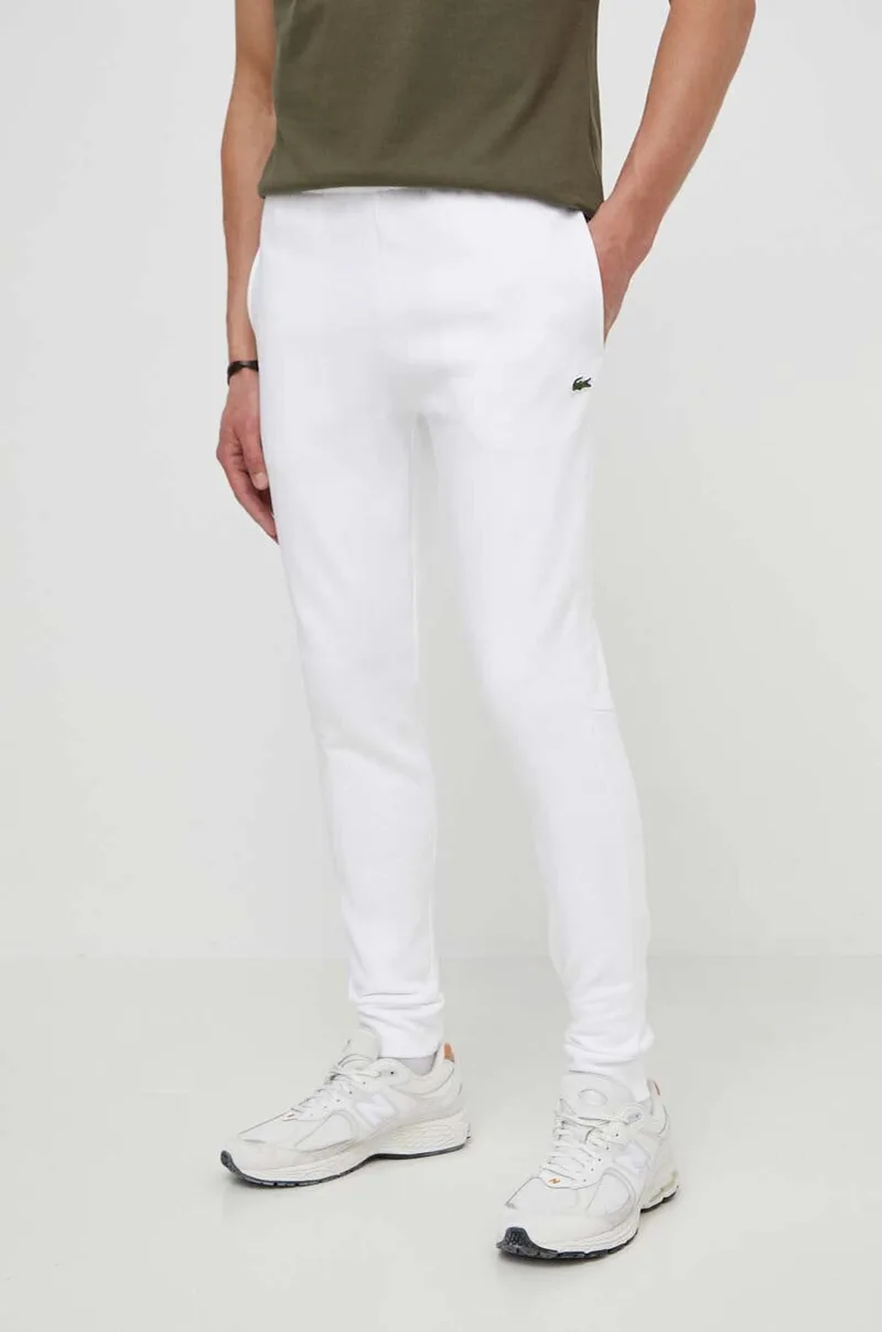 Lacoste Παντελόνι επίσημα ανδρικά με βαμβάκι