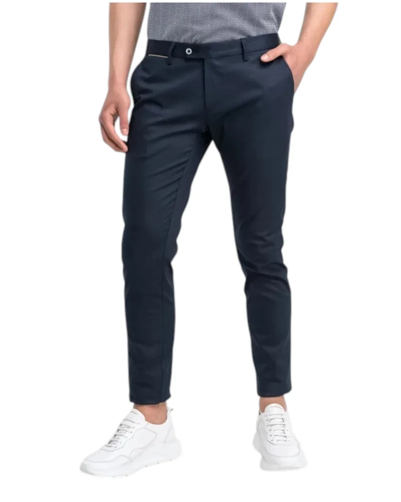 Monte Napoleone Ανδρικό Παντελόνι Chinos 261-61-3650-6157-11 Μπλε