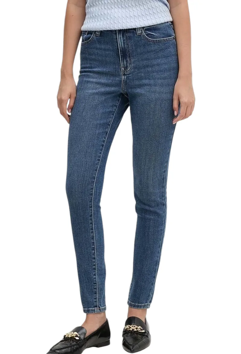 Παντελόνι Jean DKNY High Rise DJ4B4002-F3J-DEKALB Γυναικείο