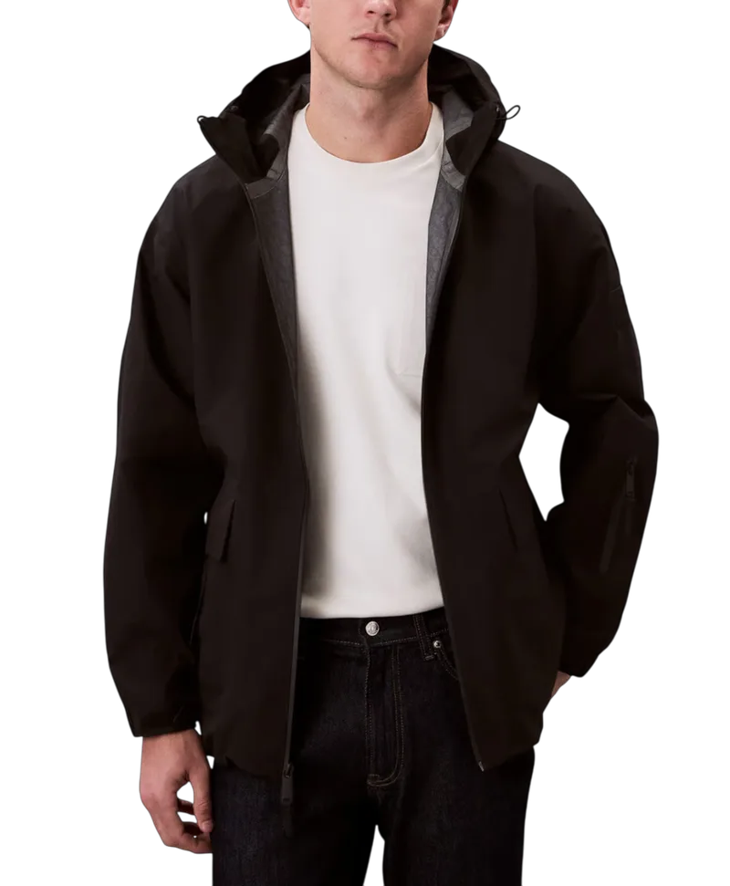 Ανδρικό Μπουφάν Μαύρο Calvin Klein LV04RC509G-UB1