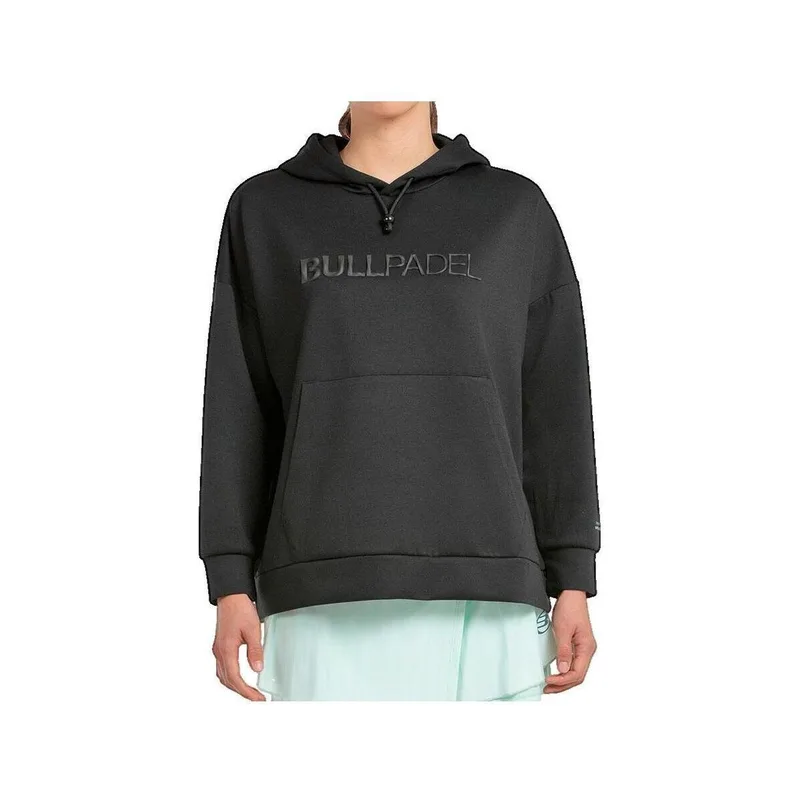 T-shirt με κουκούλα Bullpadel Sweat à capuche Silba avec graphisme 3D noir