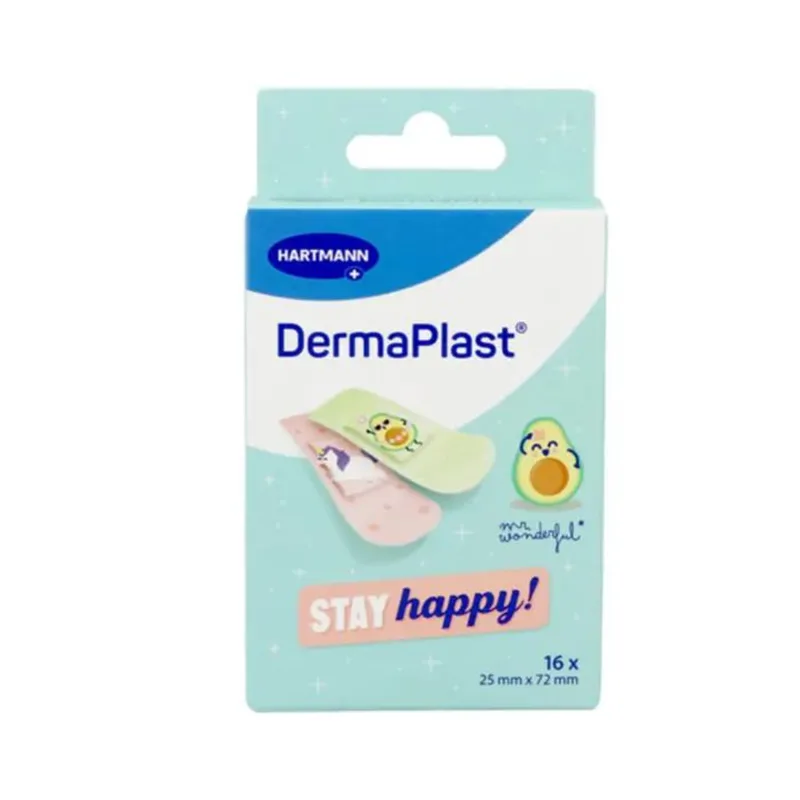 Hartmann Dermaplast Classic Bandages Stay Happy 25mmx72mm x16