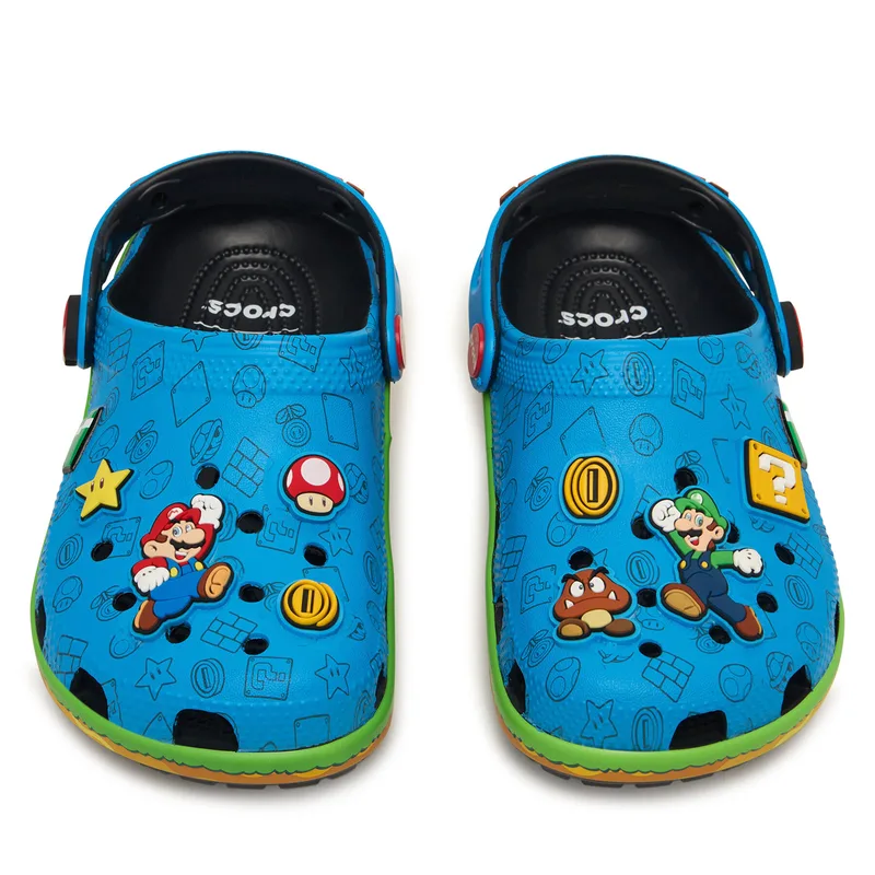 Παντόφλες Crocs Super Mario Core Classic Clog 212139 Έγχρωμο