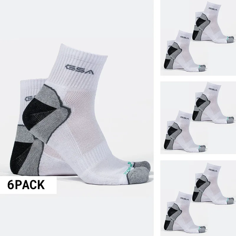 Gsa Quarter Extra Cushioned Organic Plus 6-Pack Ανδρικές Κάλτσες (9000125743_1539)
