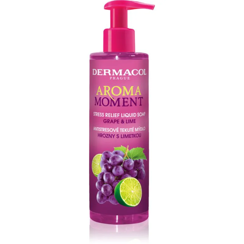 Dermacol Aroma Moment Grape & Lime αντι-στρες υγρό σαπούνι 250 ml