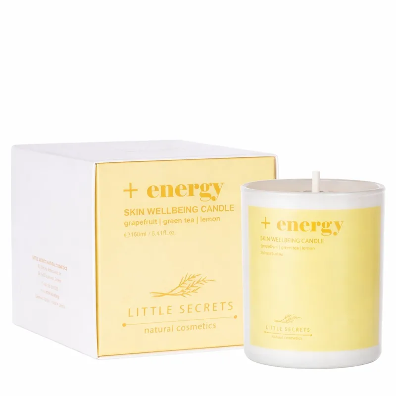 Αρωματικό Κερί +Energy Skin Wellbeing 160ml