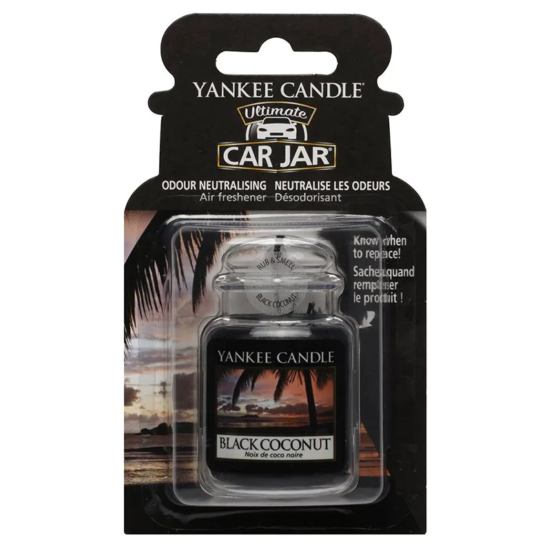 Yankee Candle Black Coconut άρωμα για αυτοκίνητο κρεμαστή 1 τμχ