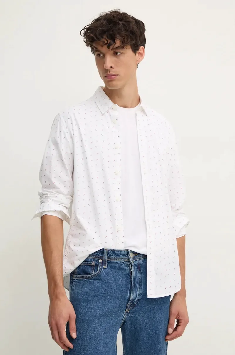 Βαμβακερό πουκάμισο Pepe Jeans MEIR