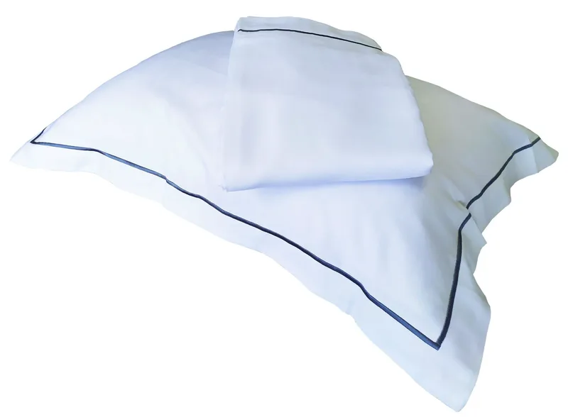 Μαξιλαροθήκη Anesis OXFORD Cotton Satin Plain Line TC310 Cotton 100% One Line 55x75