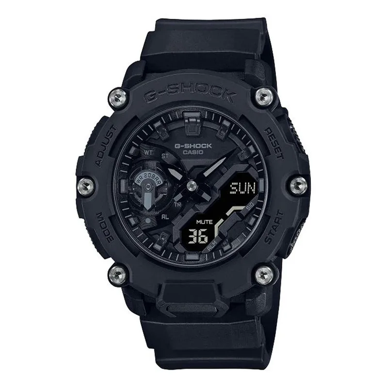 CASIO G-Shock AnaDigi Black Rubber Strap GA-2200BB-1AER