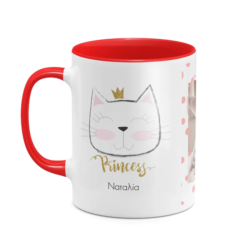 Princess Cat - Κούπα - Κόκκινο - Απλή