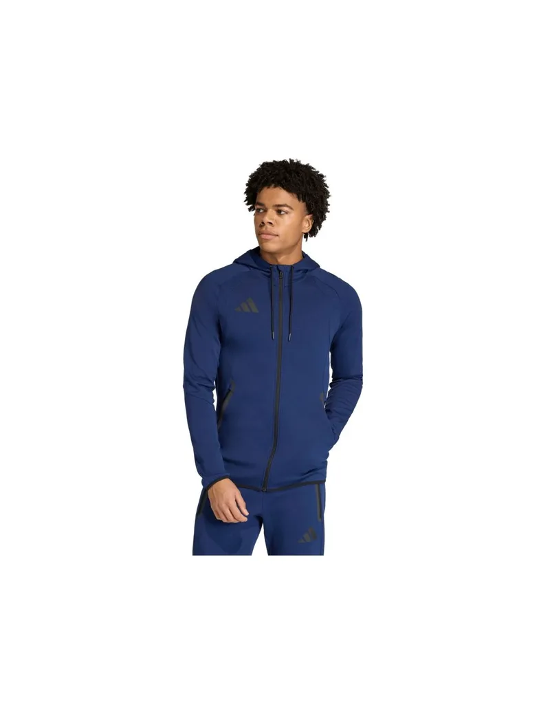 Men's adidas Tiro 26 Travel Sweat Hoodie Navy Blue KF6078