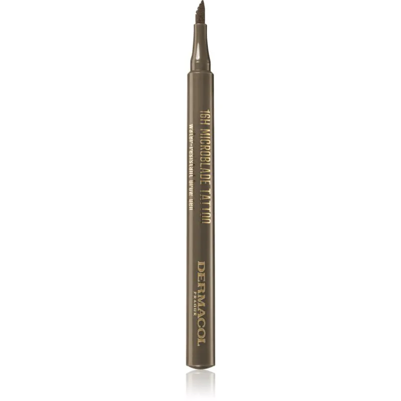 Dermacol 16H Microblade Tattoo αδιάβροχος μαρκαδόρος Για τα φρύδια απόχρωση 03 1 ml