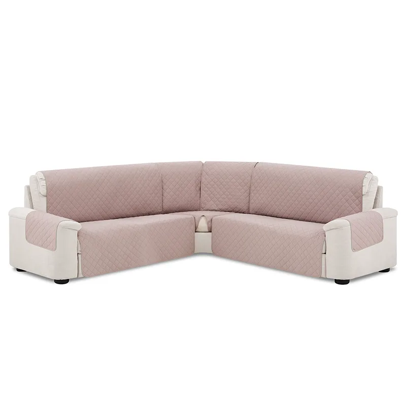 Σταθερά Καλύμματα Καναπέ Γωνία Ισομερή Universal Quilt - C/18 Λινό - 400cm (400cm)