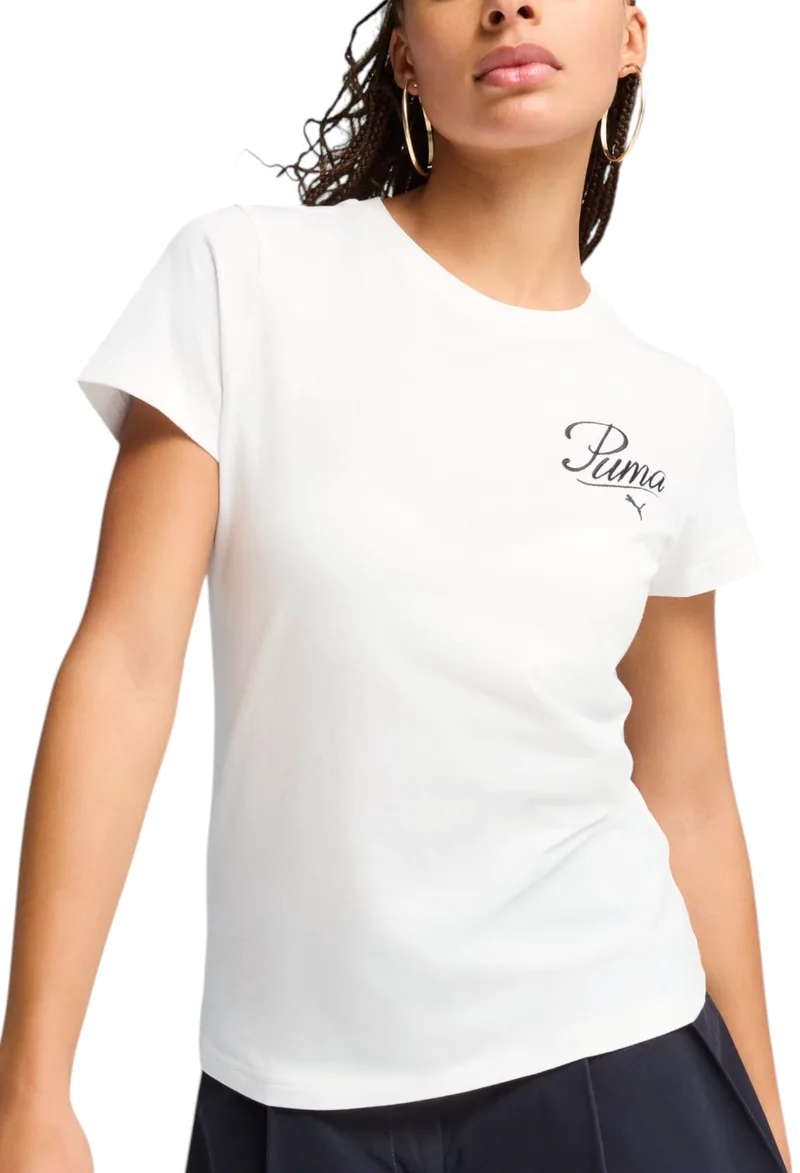 Μπλούζα Κοντομάνικη Puma ESS Script Tee 684982-02 Γυναικείο
