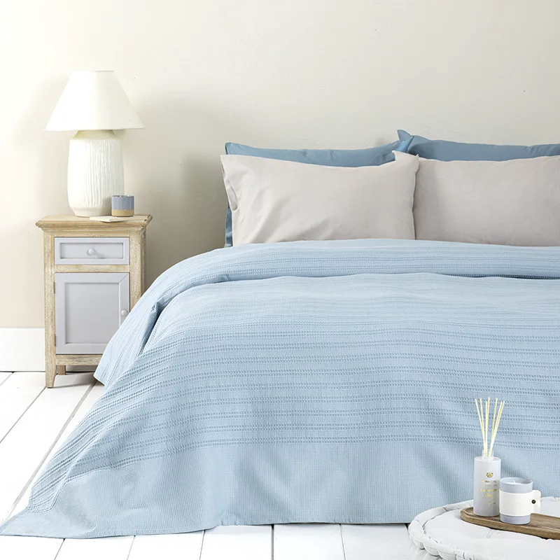 Κουβερτόριο King Size 240X260 Nima Dune Denim Blue (240x260)