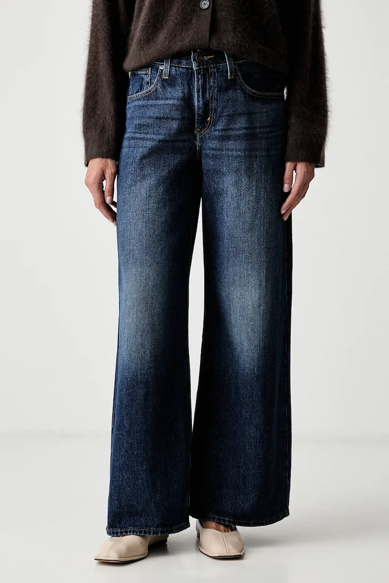 Levi's τζιν wide leg γυναικεία MIDDY WIDE LEG