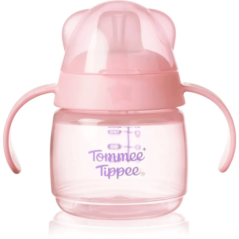Tommee Tippee Transition Spout Cup κύπελλο χωρίς διαρροές 4m+ Ροζ 150 ml