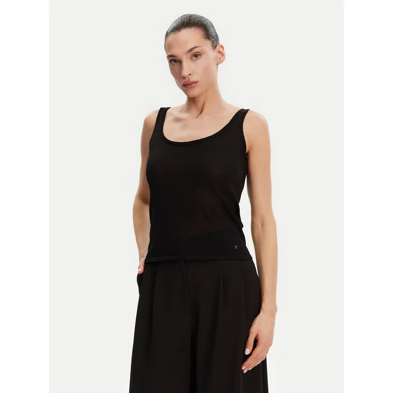 Guess Τοπ W5GR16 Z3E22 Μαύρο Regular Fit