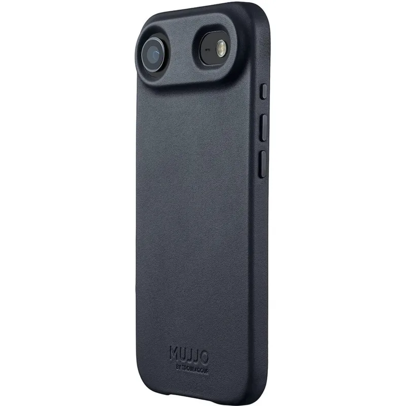 Θήκη iPhone Air MUJJO by Troubadour Full Leather Case Δερμάτινη με MagSafe - Basalt (MUJJO-CL-065-BS)