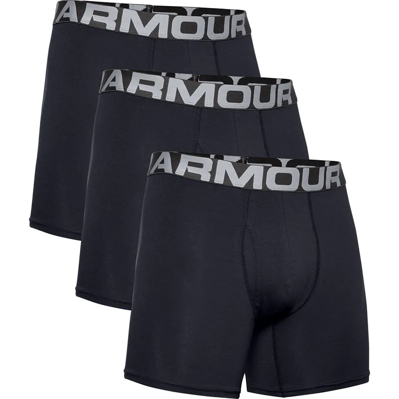 Μπόξερς Under Armour Changed Cotton 3Pack Boxerjock černé XL