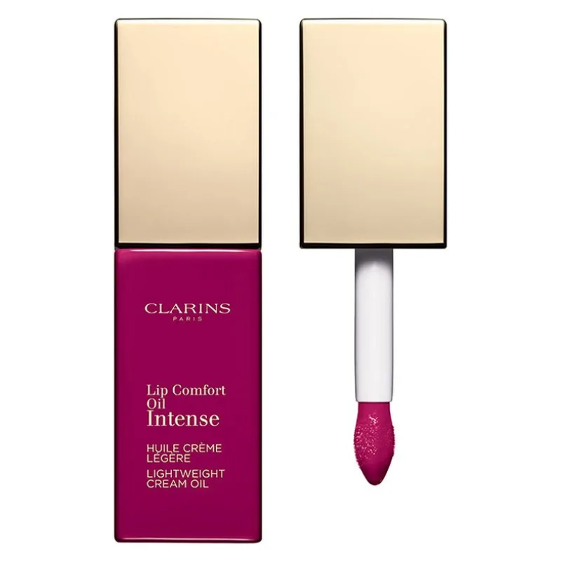 Clarins Oil Lip Comfort Oil Intense (Light weight Cream Oil) 7 ml - Shade: 02 Intense Plum
