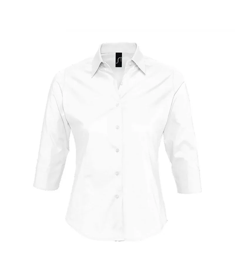 Γυναικείο πουκάμισο Effect SOLS 17010 White