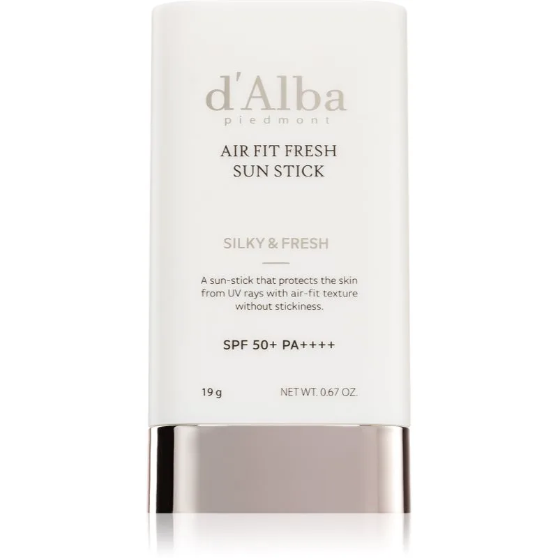 d'Alba Air Fit Fresh Sun Stick αντηλιακή κρέμα σε στικ με καταπραϋντική δράση SPF 50+ 19 γρ
